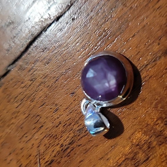 Natural Faceted Star Ruby Pendant Sterling silver. Coming soon. - Picture 2 of 5